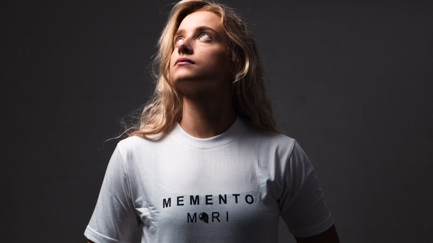 TheEverydayStoic "MEMENTO MORI" Official T Shirt (White)
