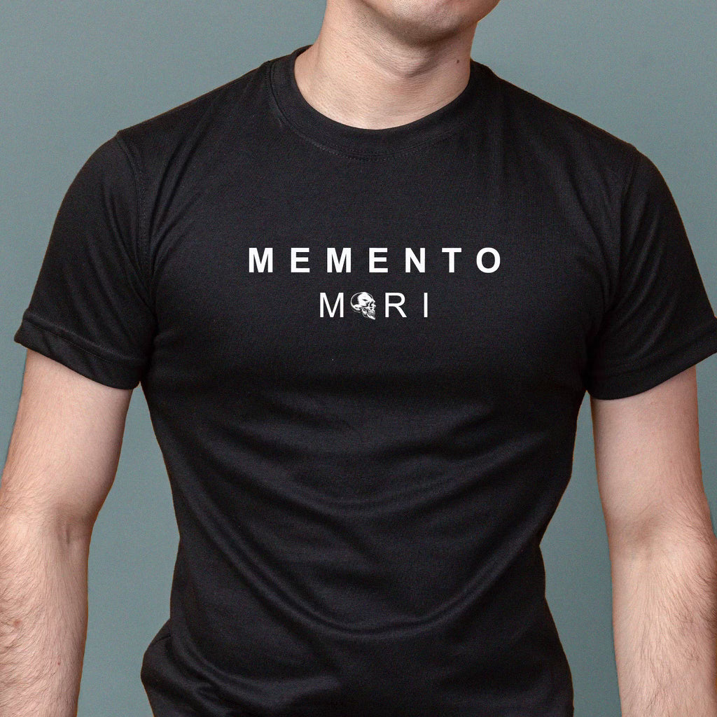 TheEverydayStoic "MEMENTO MORI" Official T Shirt (BLACK )