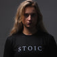 TheEverydayStoic "STOIC" Official T Shirt (BLACK)