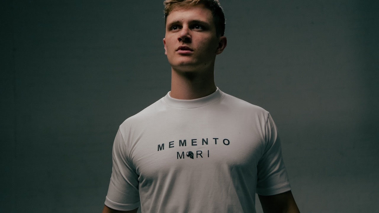 TheEverydayStoic "MEMENTO MORI" Official T Shirt (White)