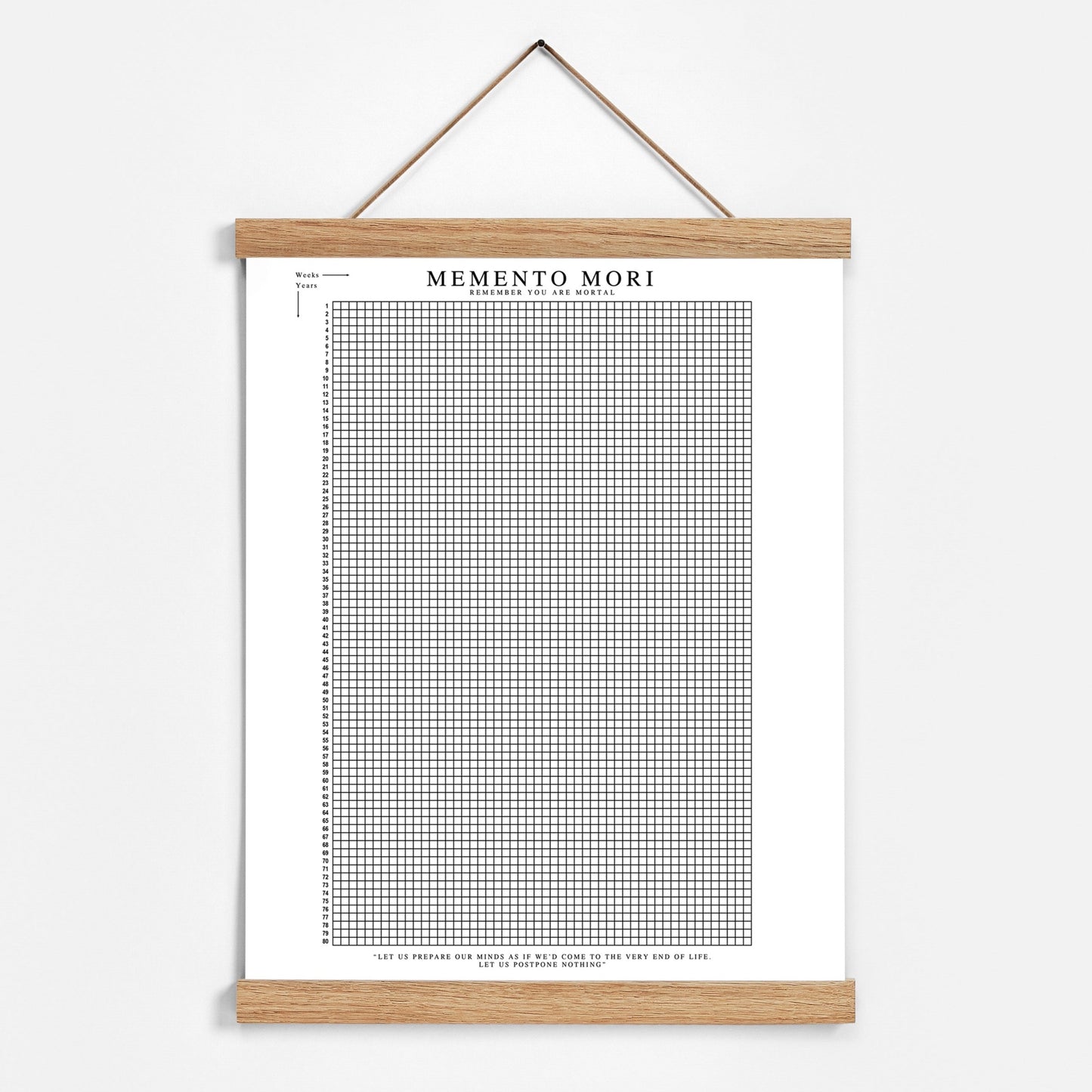 Weken van mijn leven kalender, week van mijn leven motiverende Weken van mijn leven kalender, week van mijn leven motiverende